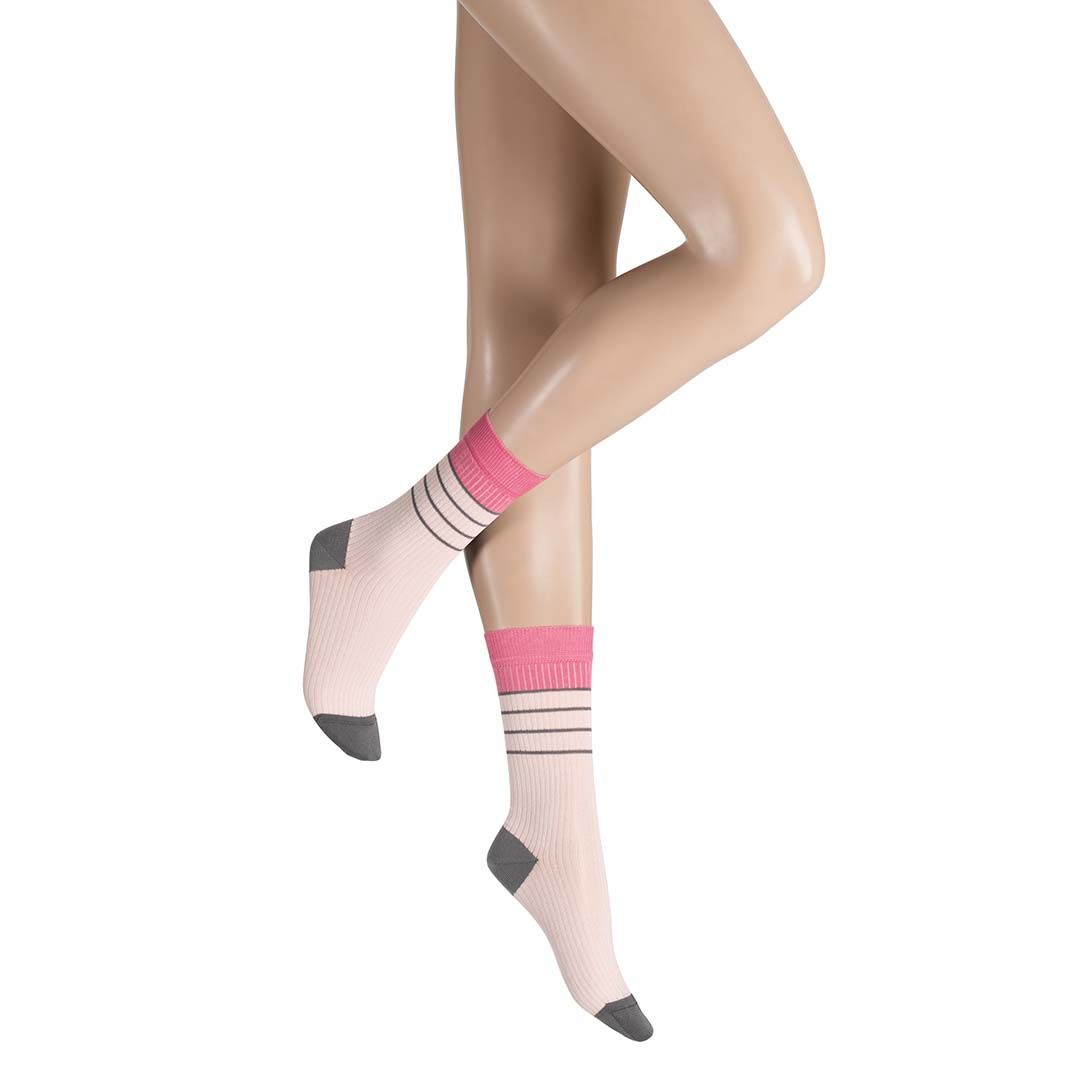 RINGLET  Socke mit feiner Rippe in sportiver Optik - KUNERT